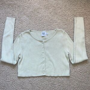 Princess Polly Cream Button-Up Cardigan